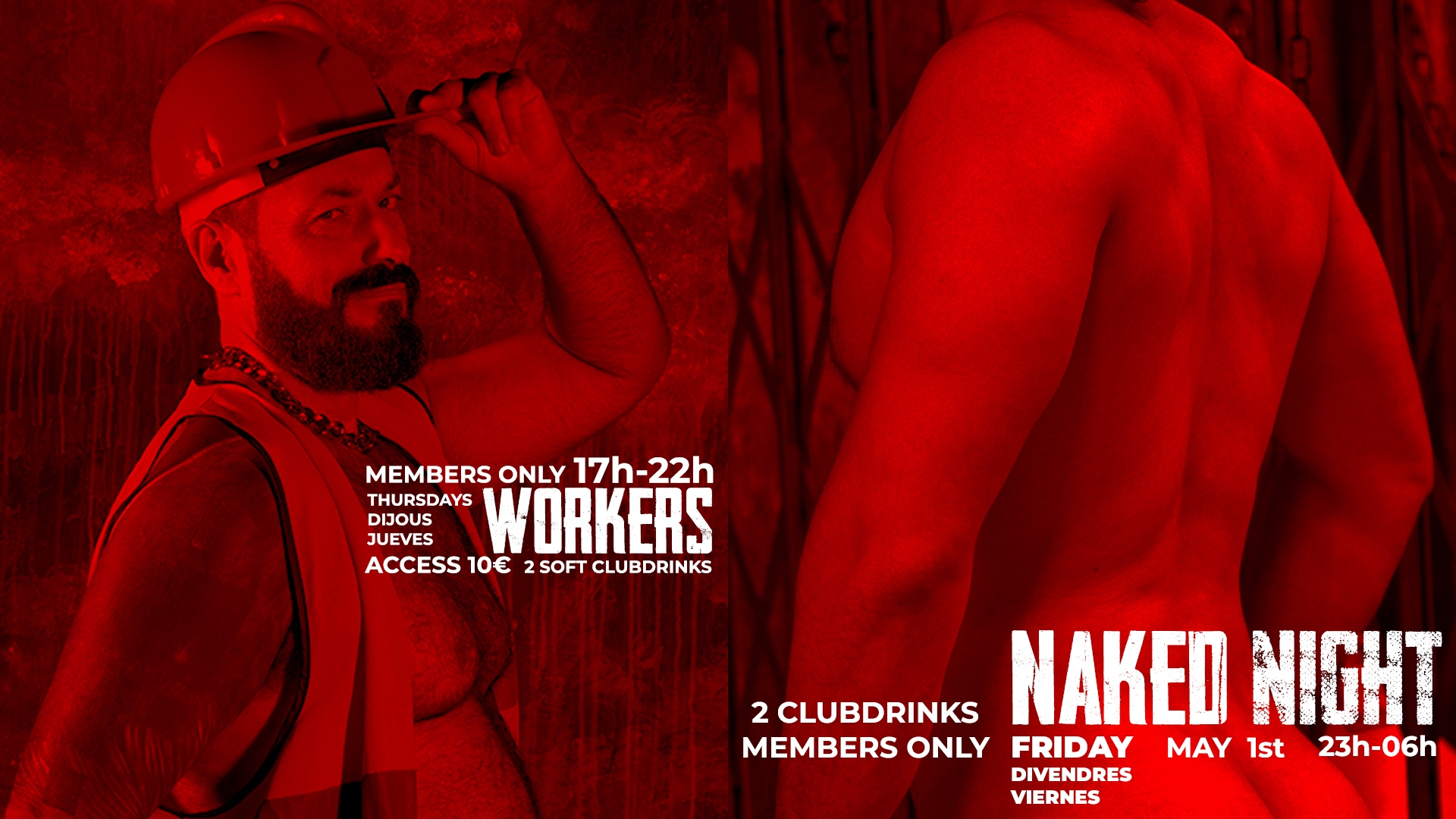 workers naked