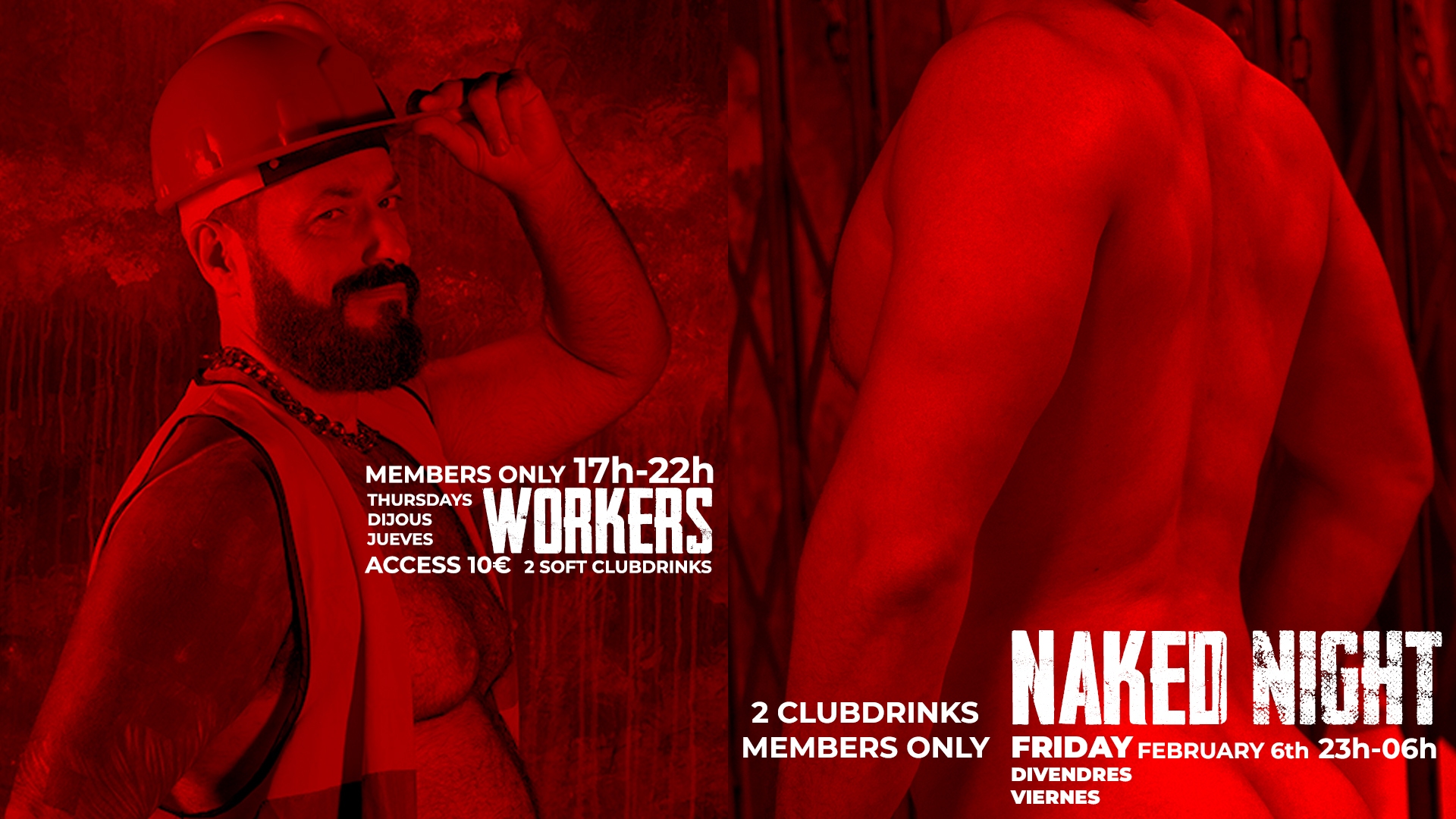 workers naked